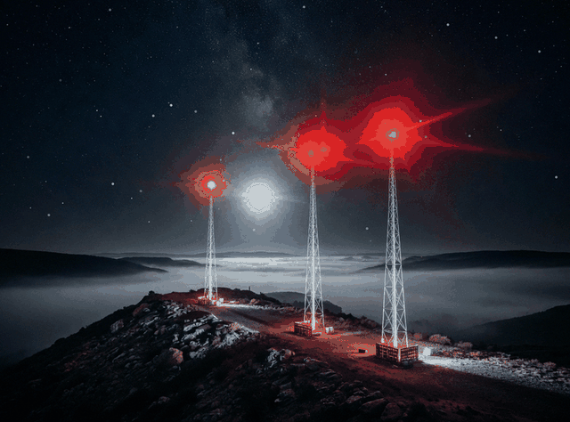 Fig 12 night towers
